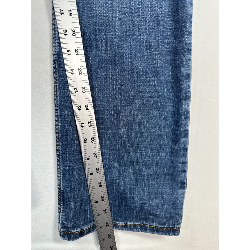 Wrangler Retro Mae Jeans 5x34 Mid Rise Faded Blue Western Flare Boot Cut Retro - Picture 8 of 14